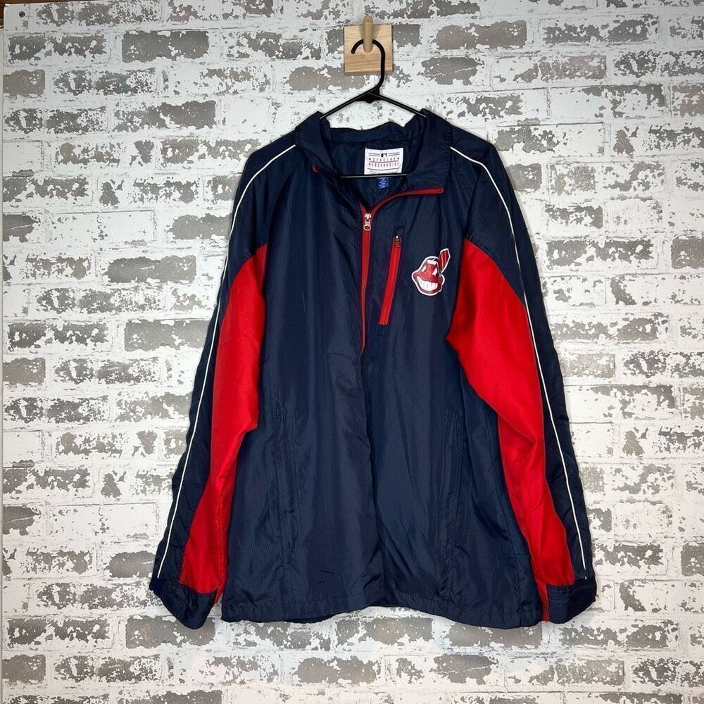 Vintage genuine merchandise Cleveland Indians full zip jacket
